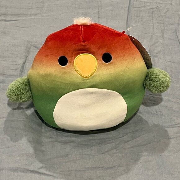 8" Squishmallow Elliene bird parrot sun conure soft plush Kellytoy gift toy - Picture 1 of 4
